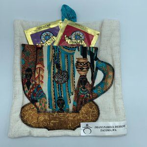Quilted Coaster or Pot Holder/Tea Bag Holder